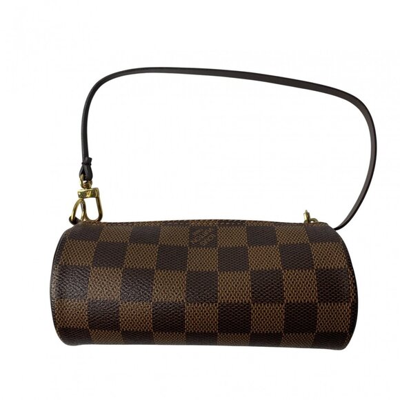 LOUIS VUITTON Authentic Brown Damier Papillon 30 Pouch - Picture 12 of 16